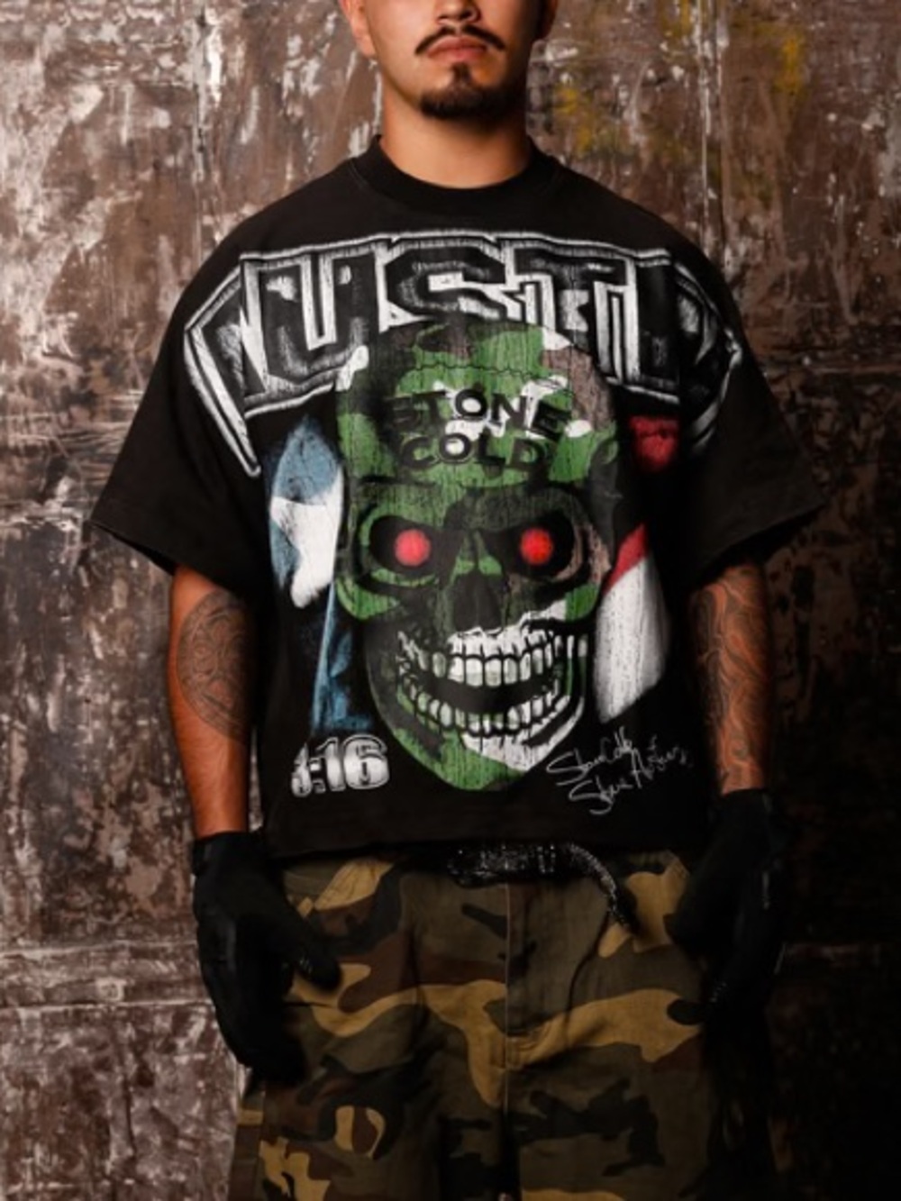 LOITER X WWE STONE COLD VINTAGE T-SHIRT